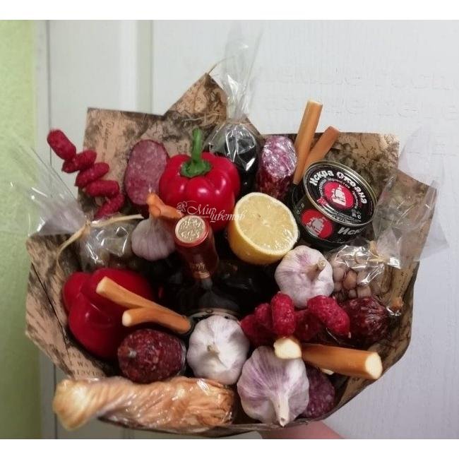 Съедобный букет «Вкус и цвет»