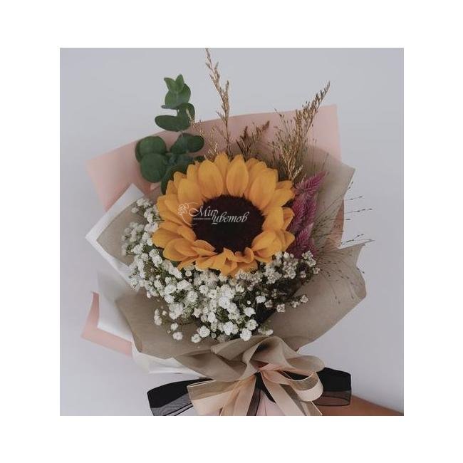 Букет - комплимент Здравствуй, осень!