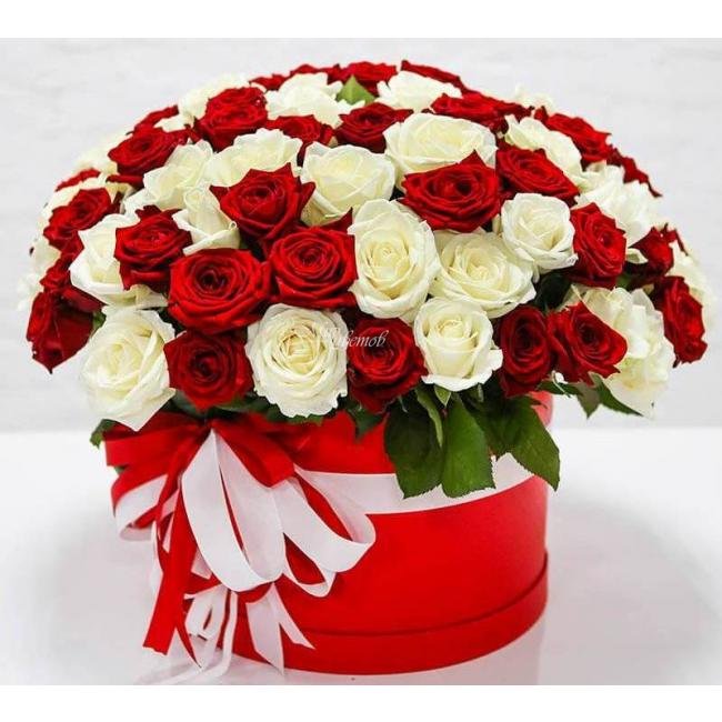 Композиция в коробке Для тебя любимая