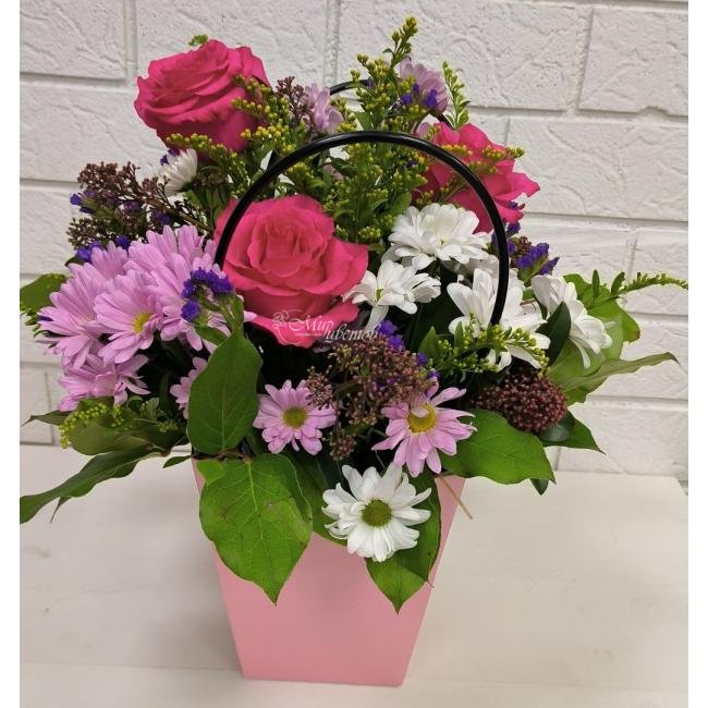 Композиция в сумке «Радость жизни»