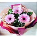 Букет из гербер «Розовое счастье»