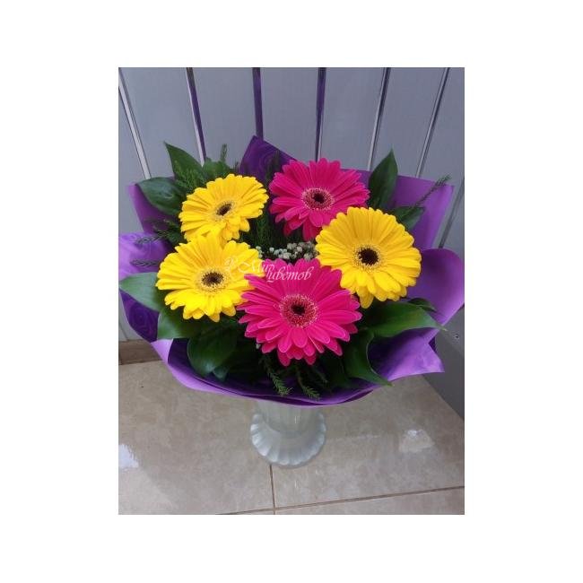 Букет из гербер Лучи солнца