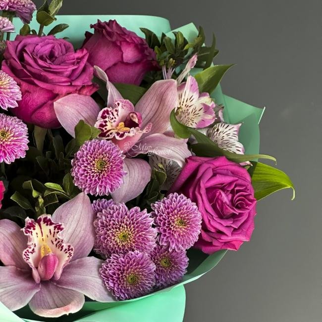 Букет с орхидеей «Каприз»