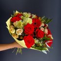 Букет с герберой «Серрано»