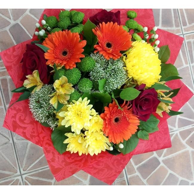 Сборный букет «Осенний аромат»