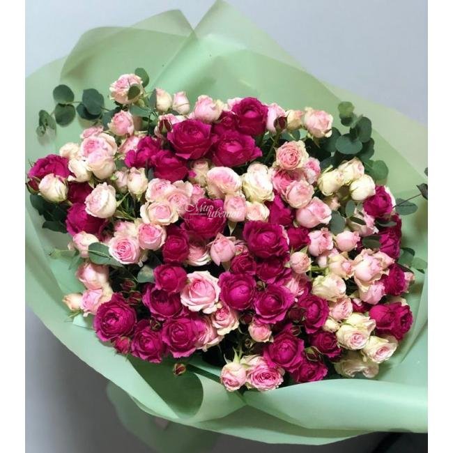 Букет из розы «Рассвет»