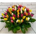 Корзина из тюльпанов «Пробуждение»