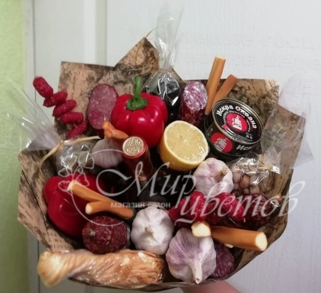 Съедобный букет &laquo;Вкус и цвет&raquo;