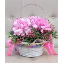 Композиция в корзине «Розовая мечта»
