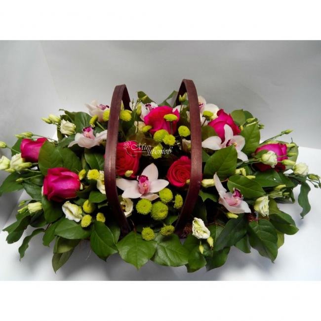 Композиция в корзине «Для любимой!»