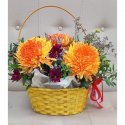 Композиция  в корзине «Утренняя улыбка»