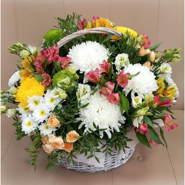 Композиция в корзине «Моя нежность»