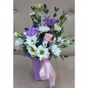 Композиция в коробке «Сиреневая нежность»