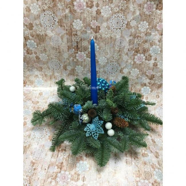 Новогодняя композиция «Морозное утро»