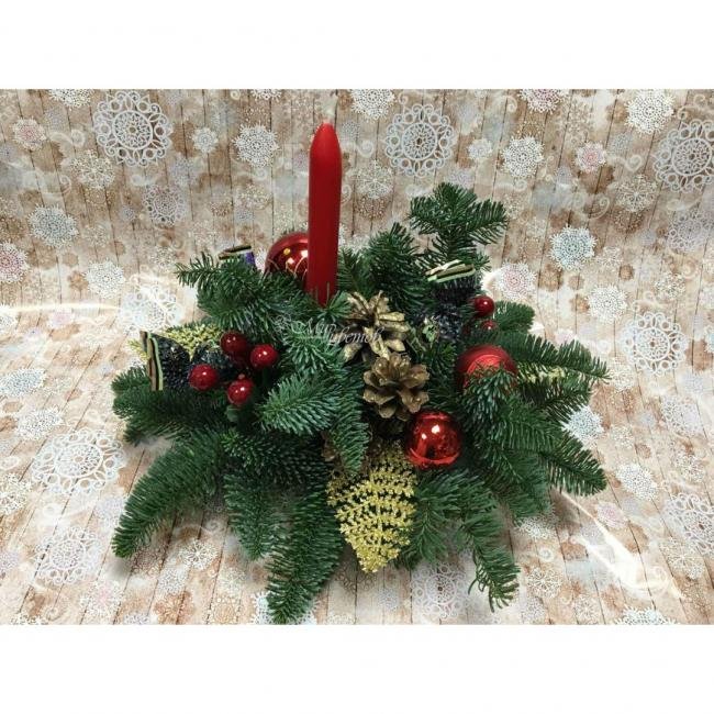 Новогодняя композиция «Огни Нового года»