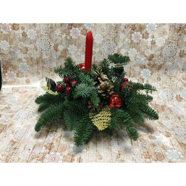 Новогодняя композиция «Огни Нового года»