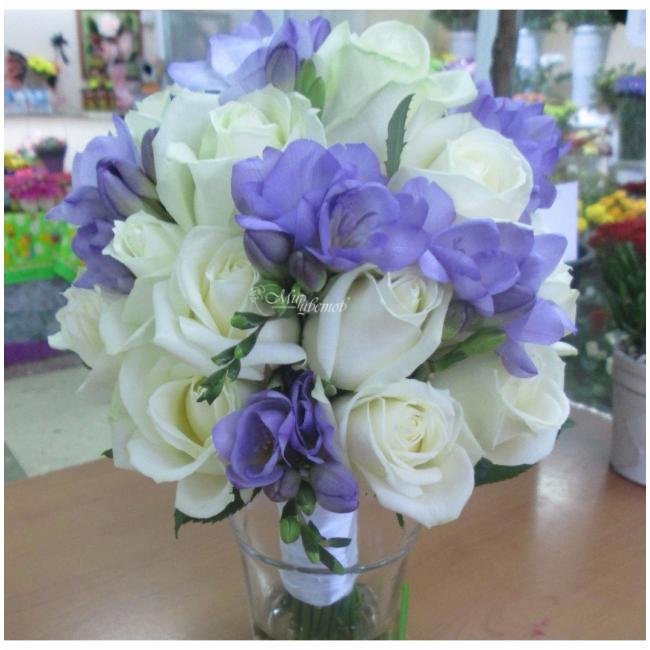 Свадебный букет «Фиолетовая свадьба»