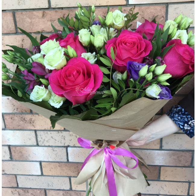 Сборный букет «Дыхание любви»