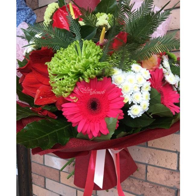 Сборный букет «Страстная любовь»