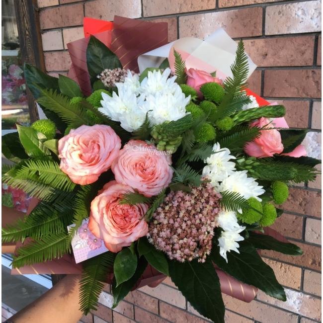 Сборный букет «Нежное дыхание»