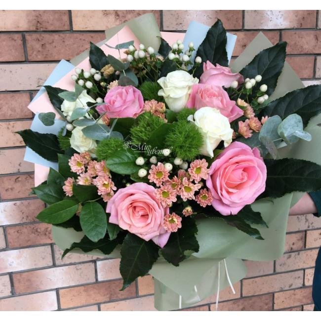 Сборный букет «Нежное сердце»